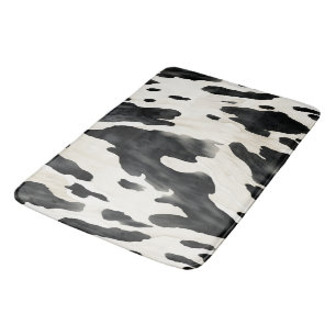 Western Farm Animal Cow Country Bath Mat