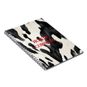 Western Farm Animal Cow Country Notebook