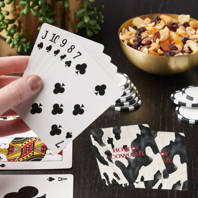 Western Farm Animal Cow Country Playing Cards (In Situ)