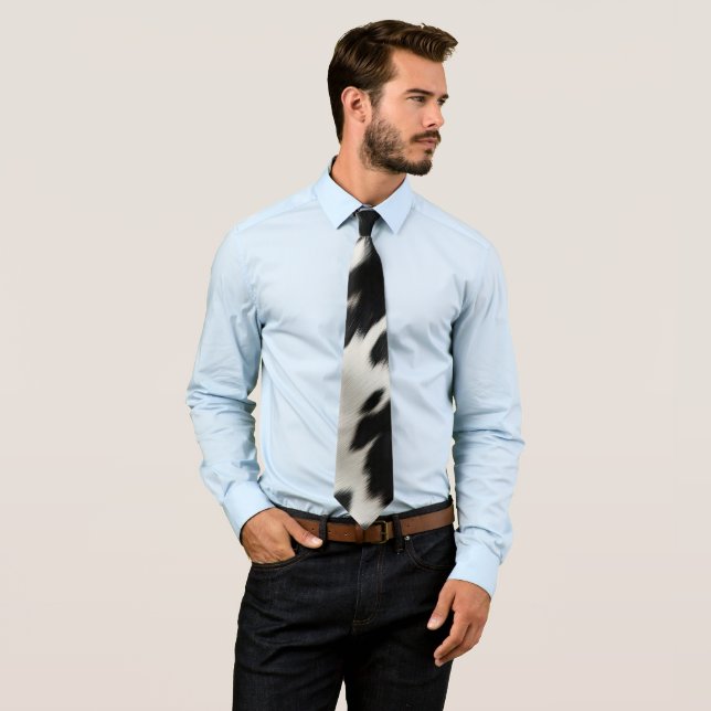 Western Farm Cowhide Tie (In Situ)