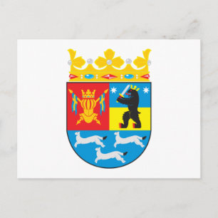 Western Finland Coat of Arms Postcard