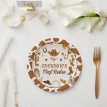 Western First Rodeo 1st Birthday  Paper Plate<br><div class="desc">Perfect item to Compliment that Special Birthday.

For Matching Digital Invitation/Matching Items,  visit our Etsy store:
https://www.etsy.com/shop/BDPDesigns?ref=seller-platform-mcnav&search_query=first rodeo</div>