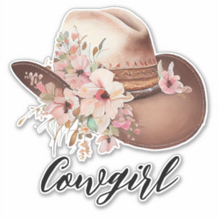 Western Floral Cowgirl Hat