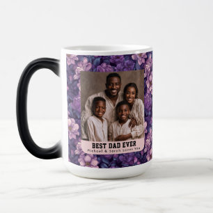Western Gardenias Flower Happy Dad Day Ceramic Magic Mug