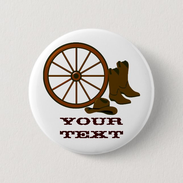 Western Gear Button (Front)