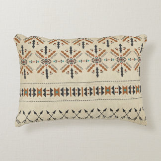 Western Geo Tribal Accent Pillow