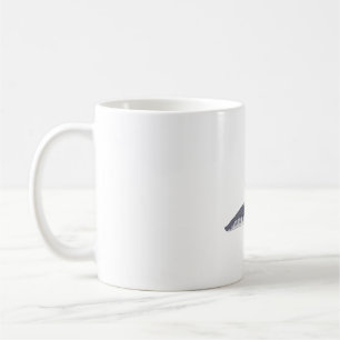 Western Grebe watercolor bird art Coffee Mug