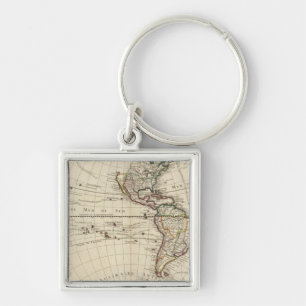 Western Hemisphere 10 Keychain