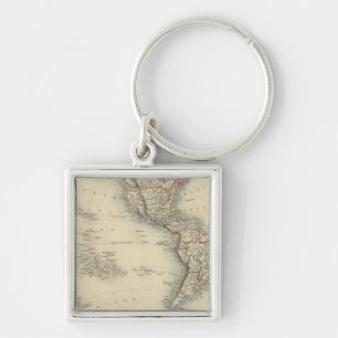 Western Hemisphere 10 Keychain