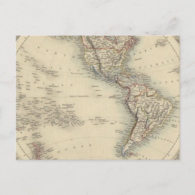 Western Hemisphere 10 Postcard (Front)