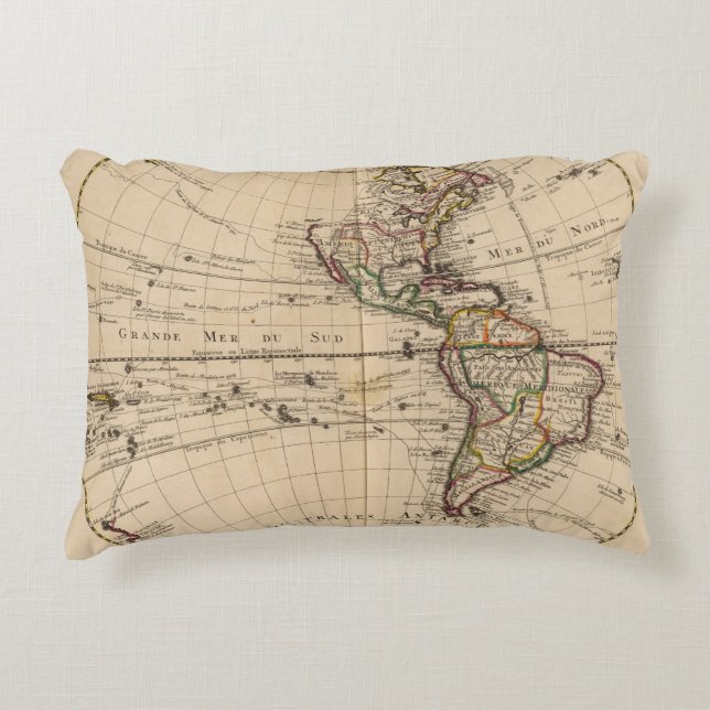 Western Hemisphere 3 Decorative Pillow (Front)