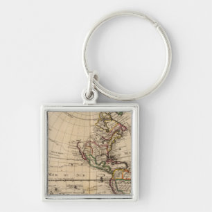 Western Hemisphere 3 Keychain