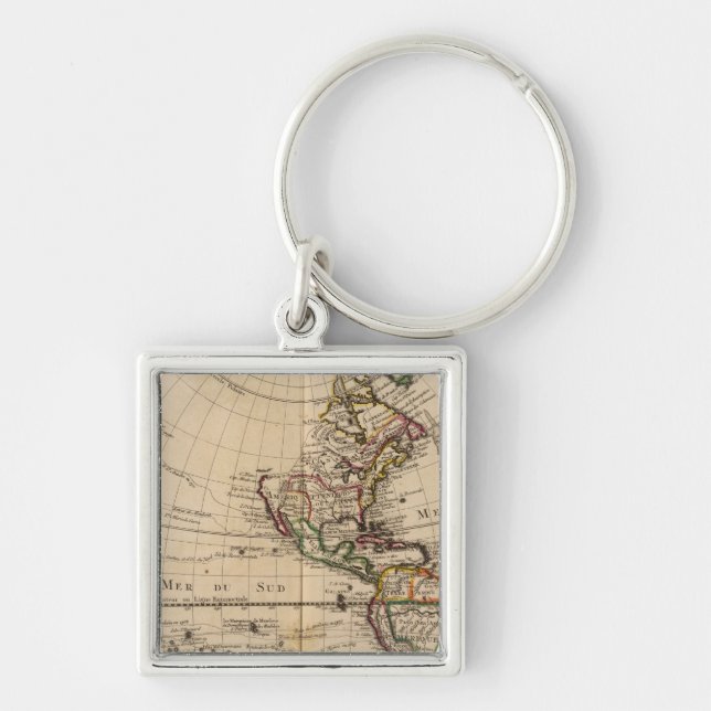 Western Hemisphere 3 Keychain (Front)