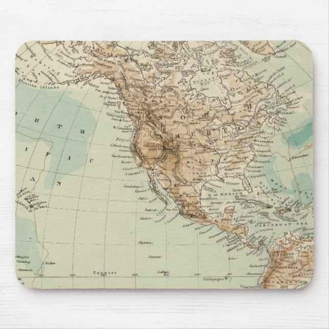 Western Hemisphere 3 Mouse Pad (Front)