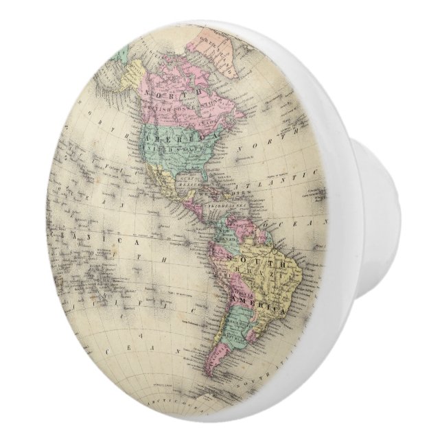 Western Hemisphere 4 Ceramic Knob (Right)