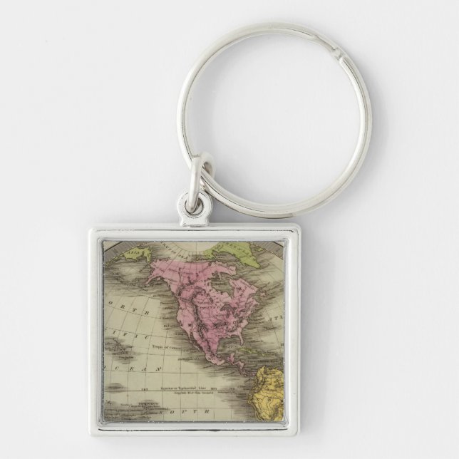 Western Hemisphere 4 Keychain (Front)