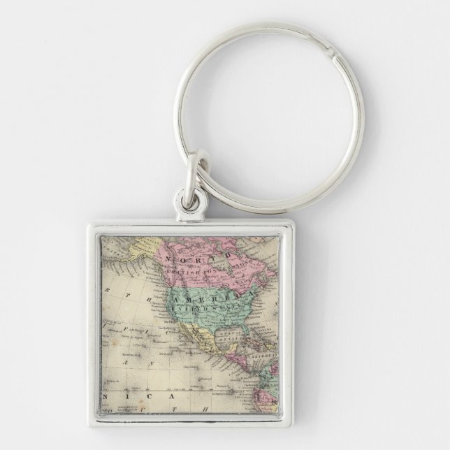 Western Hemisphere 4 Keychain (Front)