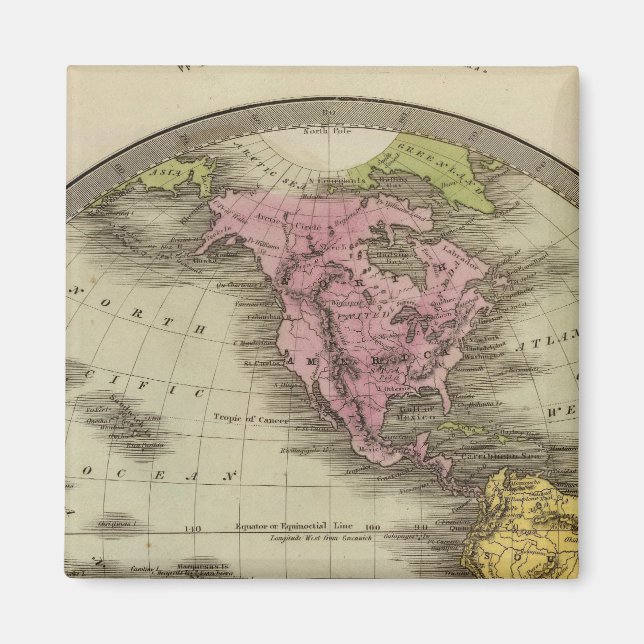Western Hemisphere 4 Magnet (Front)