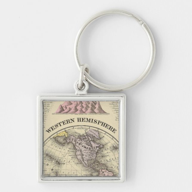 Western Hemisphere 8 Keychain (Front)