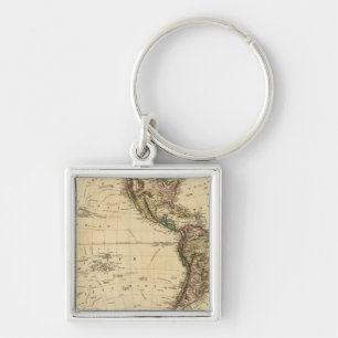 Western Hemisphere 8 Keychain