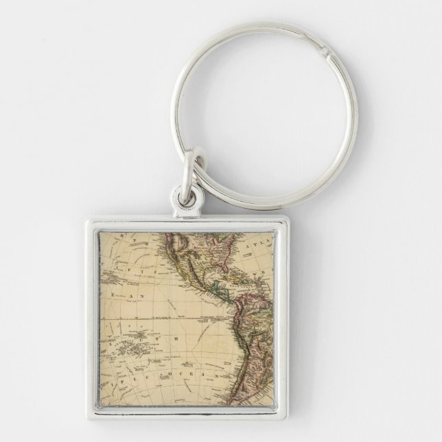 Western Hemisphere 8 Keychain (Front)