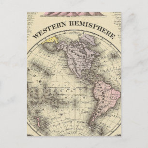 Western Hemisphere 8 Postcard
