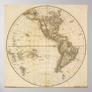 Western Hemisphere 8 Poster