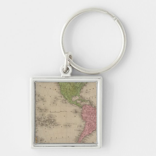 Western Hemisphere 9 Keychain (Front)