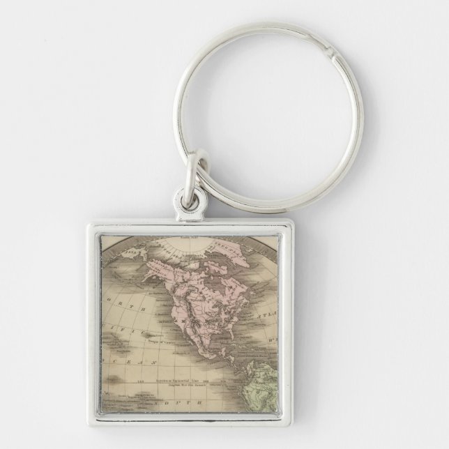 Western Hemisphere 9 Keychain (Front)