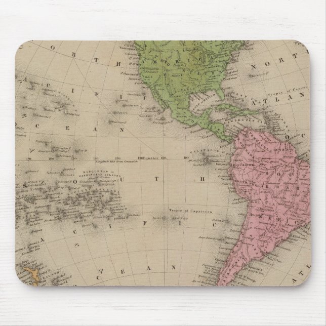 Western Hemisphere 9 Mouse Pad (Front)