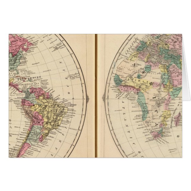 Western Hemisphere and Eastern Hemisphere (Front Horizontal)