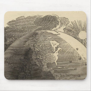 Western Hemisphere Map by Goodrich Mouse Pad