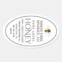 Western Honeybee Queenline Jar Label