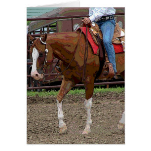 Western Horse Cartoon Effect