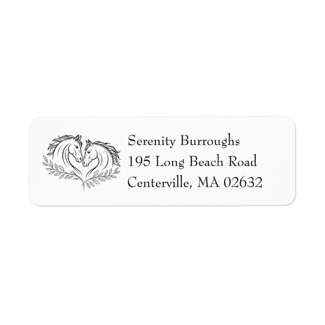 Western Horse Equestrian Rustic Country Wedding (Front)
