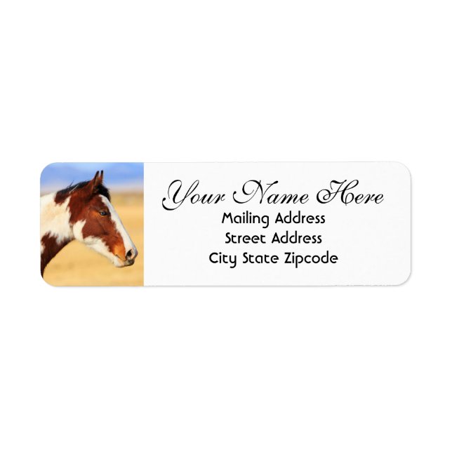 Western Horse Return Address (Front)
