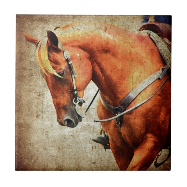 Western Horse Tile (Front)