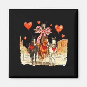 Western Horse Valentine Funny Western Valentines D Magnet