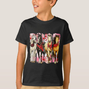 Western Horse Valentine Funny Western Valentines D T-Shirt