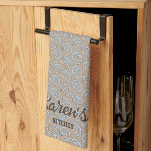 Western Horseshoe Personalized Kitchen Towel