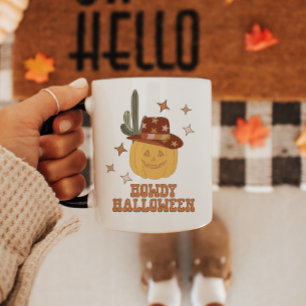 Western Howdy Halloween Super Mug