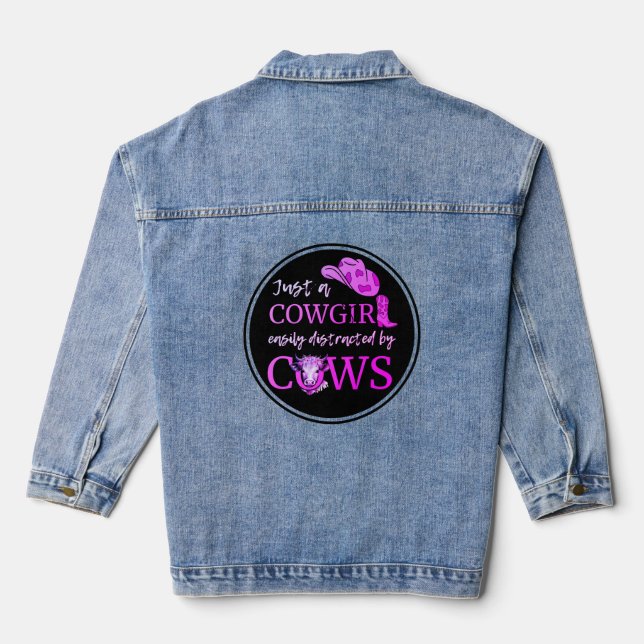 Western JUSTE UNE COWGIRL FACILEMENT DISTRACTÉE PA (Verso)