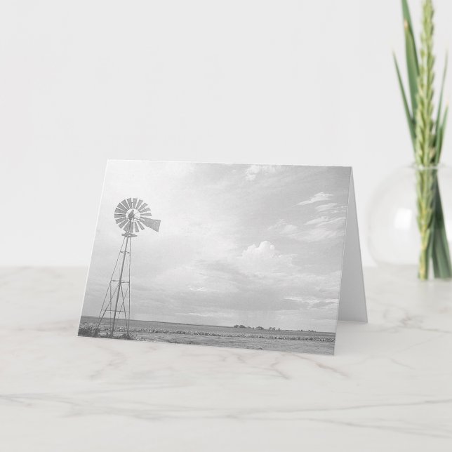 Western Kansas Windmills Series Card (Front)