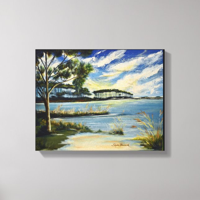 Western Lake 30A Canvas Print (Front)