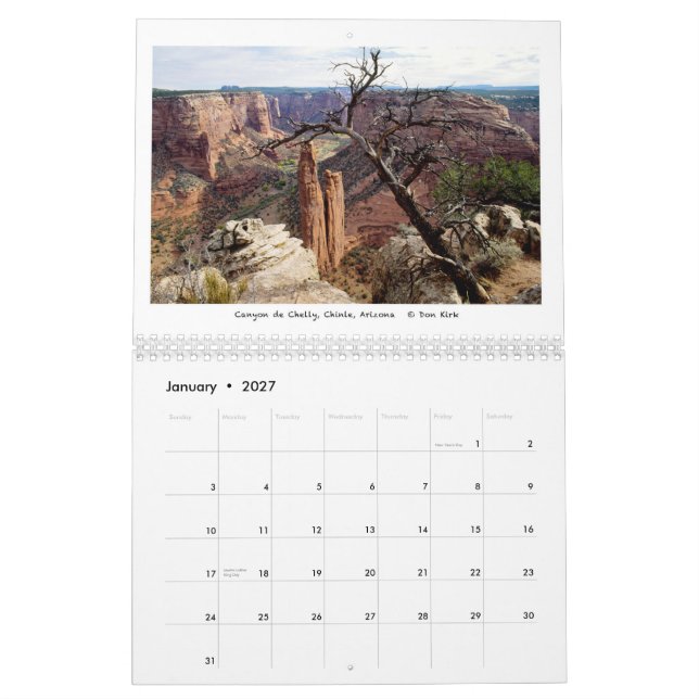 Western Landscapes Calendar (Jan 2027)
