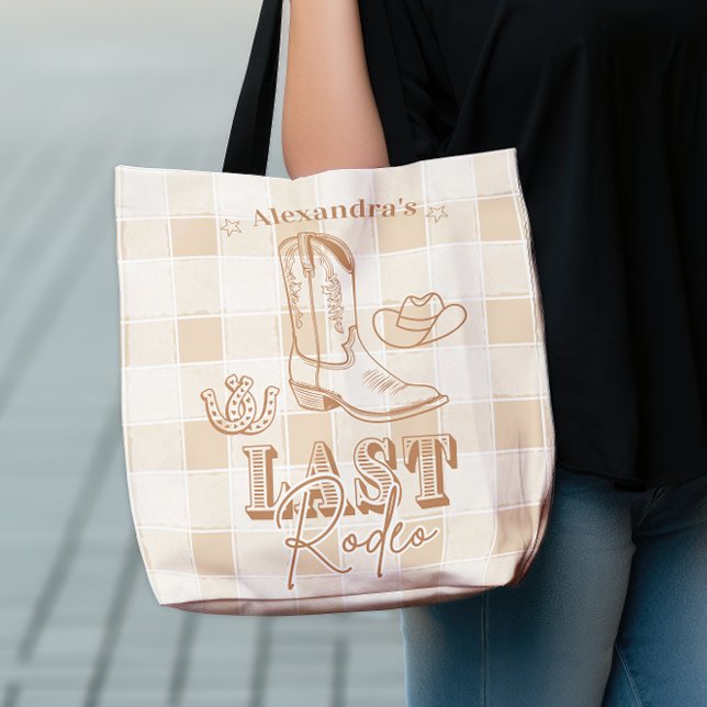 Western Last Rodeo Bachelorette Party Tote Bag (Creator Uploaded)
