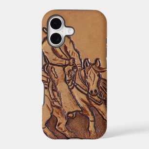 Western leather horseback Riding Rodeo Cowboy