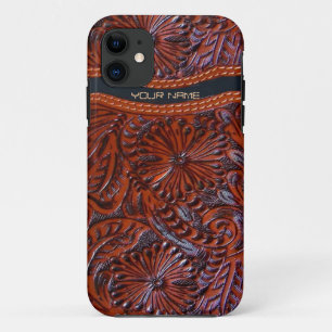 western leather look iphone 5 case
