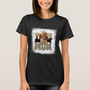 Western Leopard Dogue De Bordeaux Mom Mother's Day T-Shirt