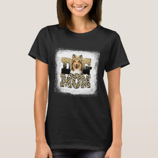 Western Leopard Shetland Sheepdog Mom Mother's Day T-Shirt